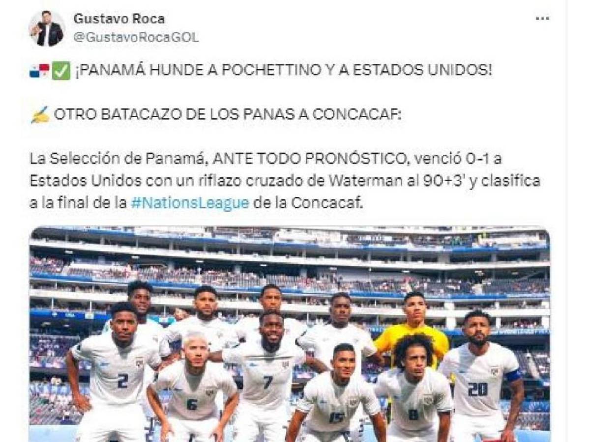 ¿Nueva paternidad? Se rinden ante Panamá y esto dicen tras batacazo a USA