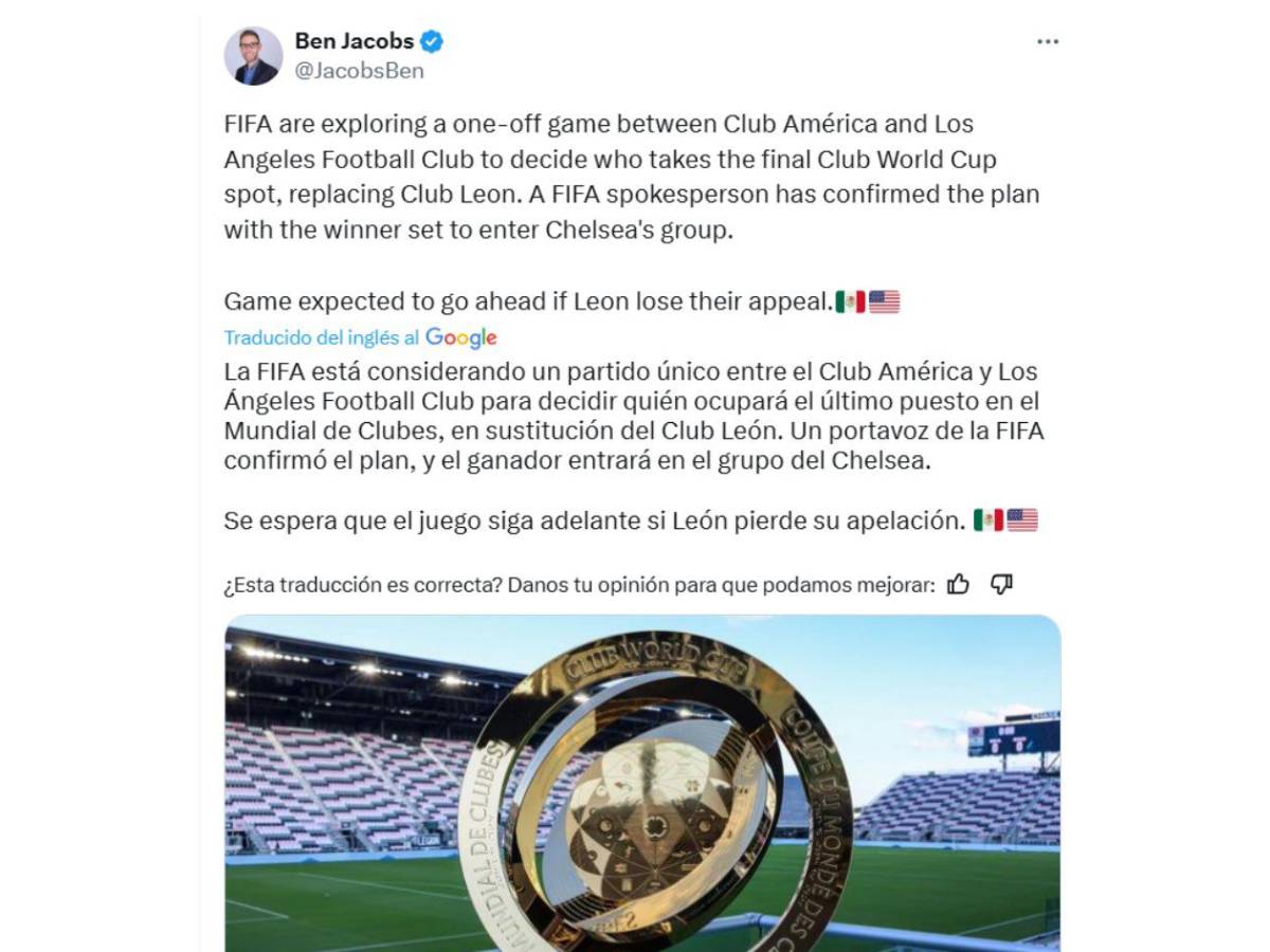 David Faitelson indignado en redes contra la FIFA y Mundial de Clubes
