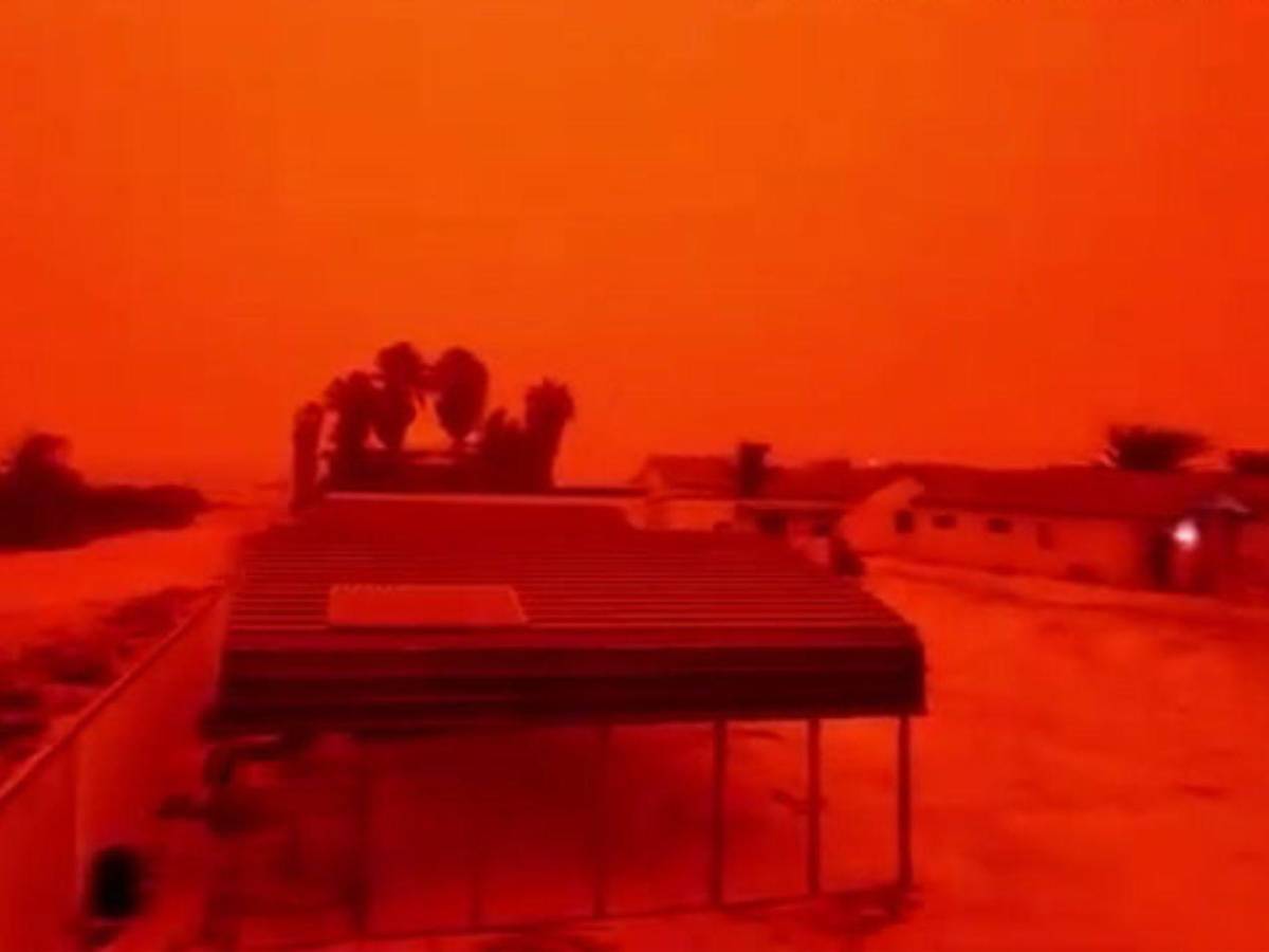 Cielos de Australia se tiñen de rojo y lo califican como “escena apocalíptica”