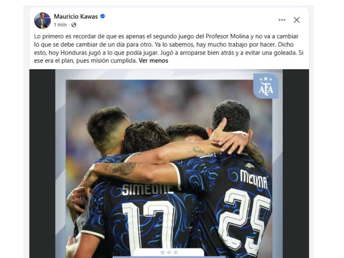 Argentina - Honduras: Indignación, señalan a jugador de la H y curioso blooper
