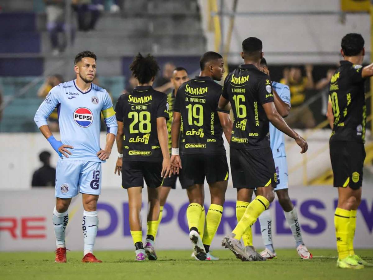 Real España celebra, sufre Motagua y la rubia que cautivó en el Morazán