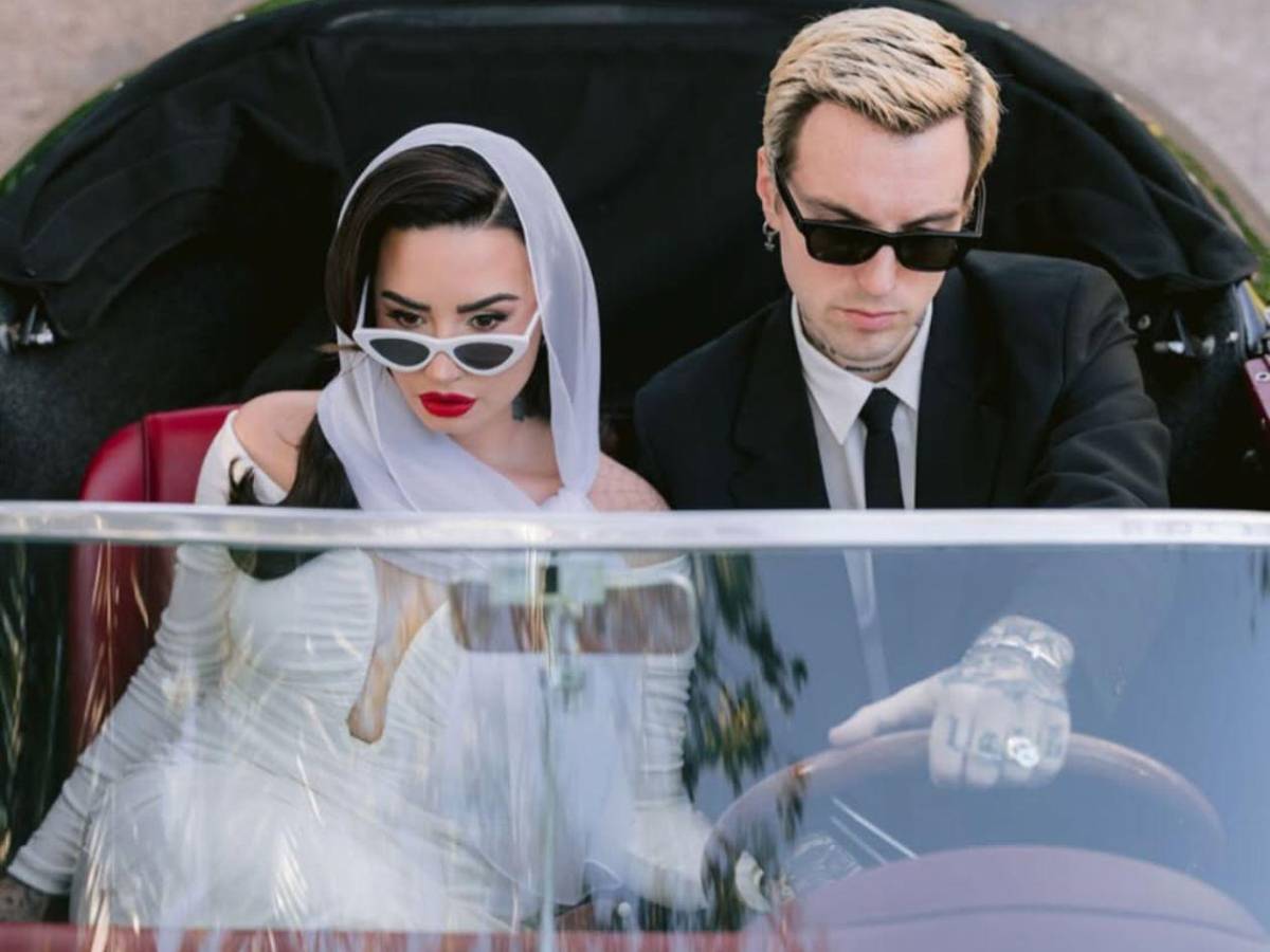 Así fue la romántica boda de Demi Lovato y Jordan Lutes