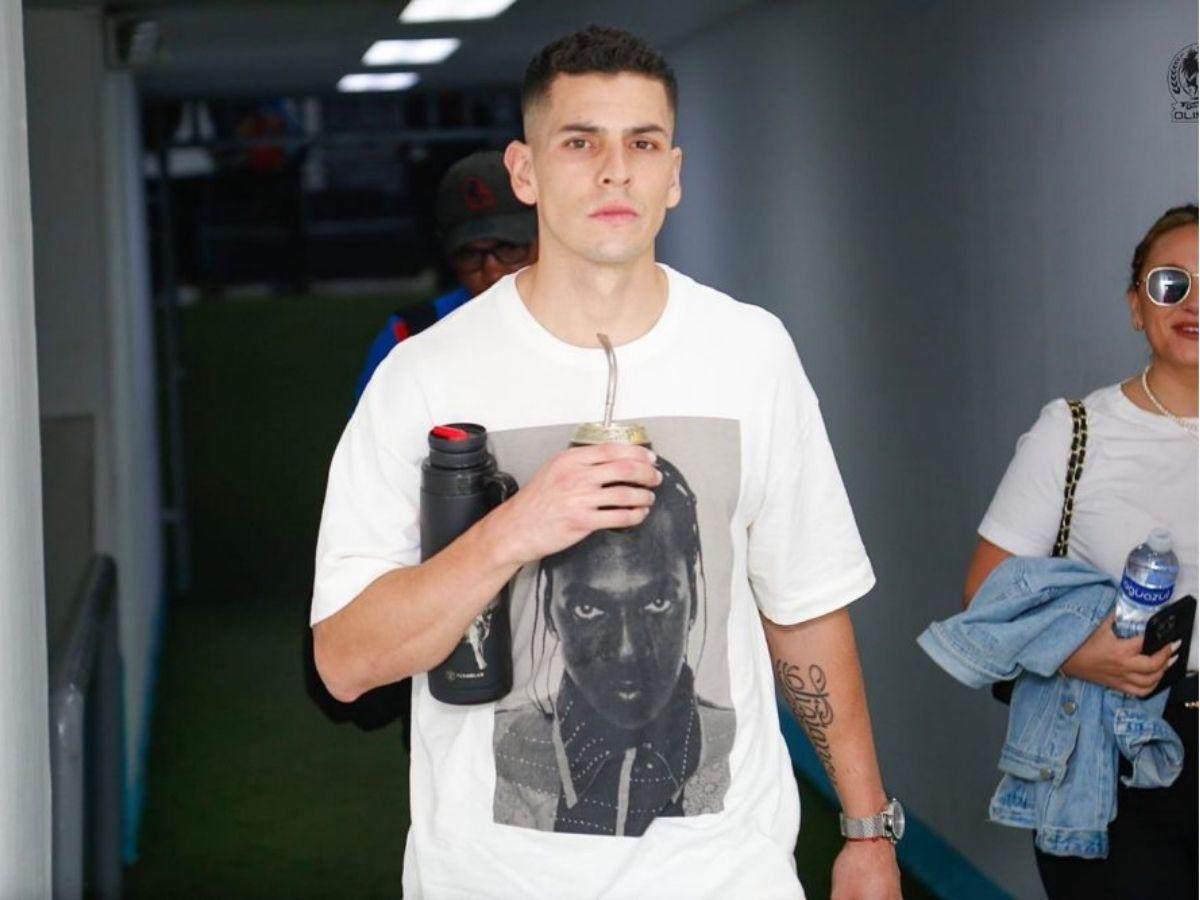 Jugador de Olimpia es sorprendido por su esposa previo al amistoso ante Inter Miami