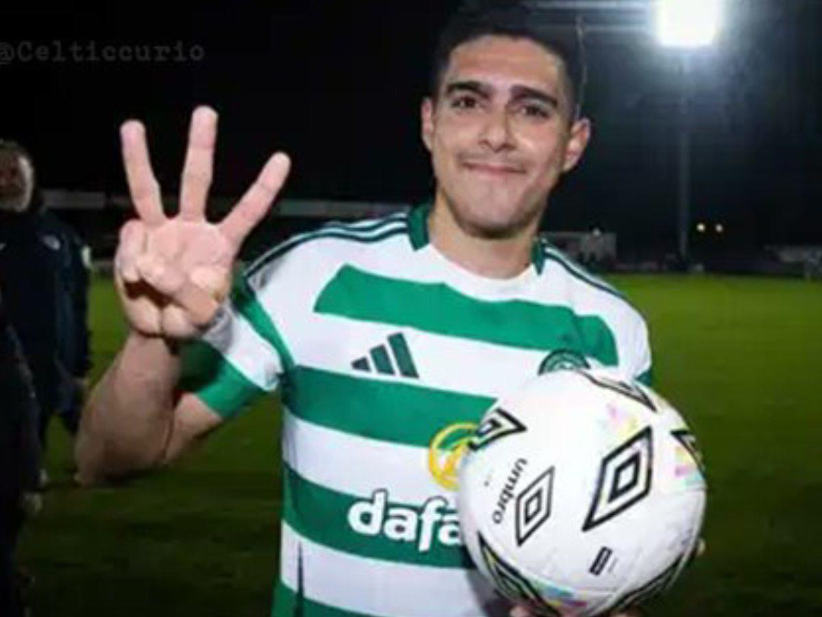 Luis Palma se llevó la pelota al marcar un triplete.