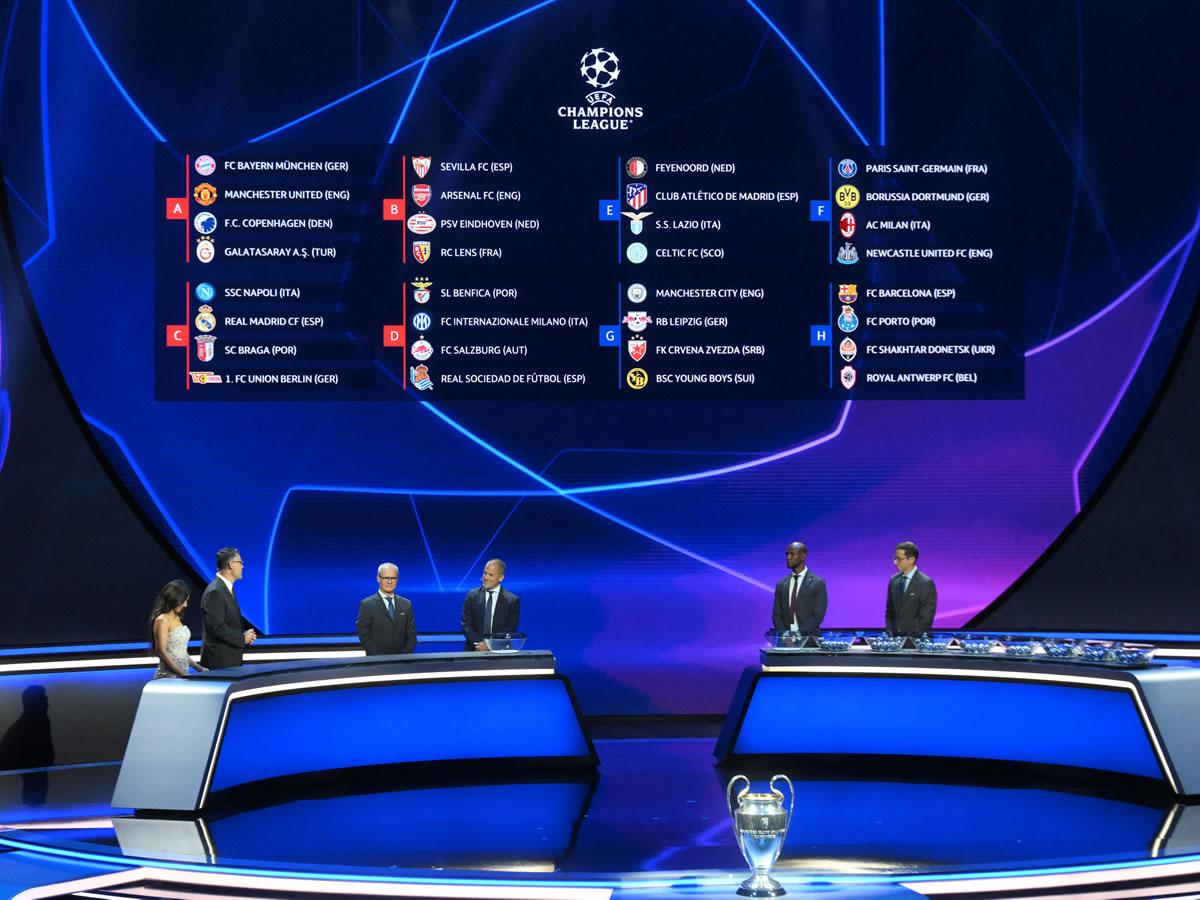 Luis Palma vs Atlético: Así quedaron los grupos de la Champions League