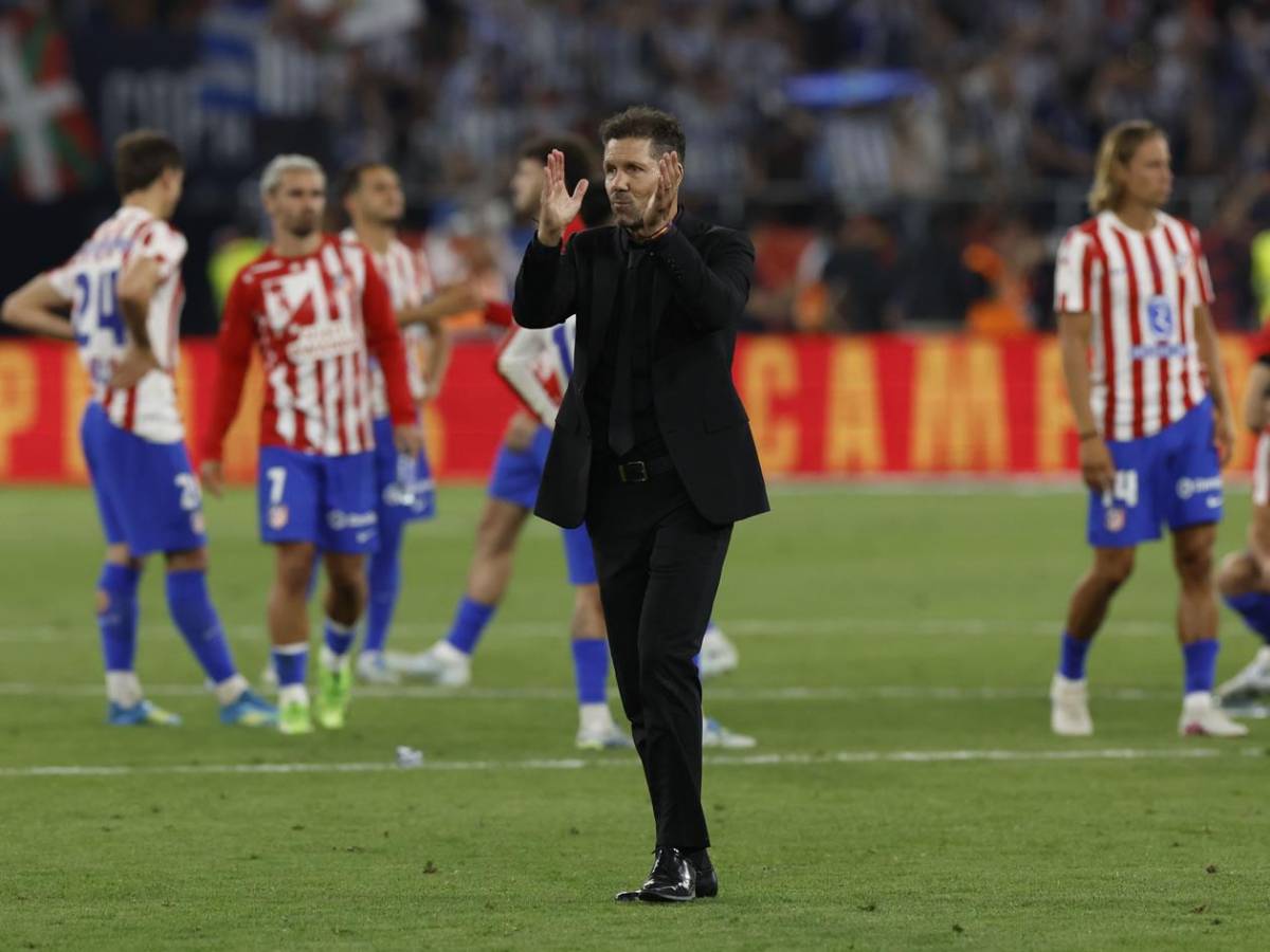 Simeone hundido, Griezmann con triste final y 'madridista' festeja la Copa del Rey