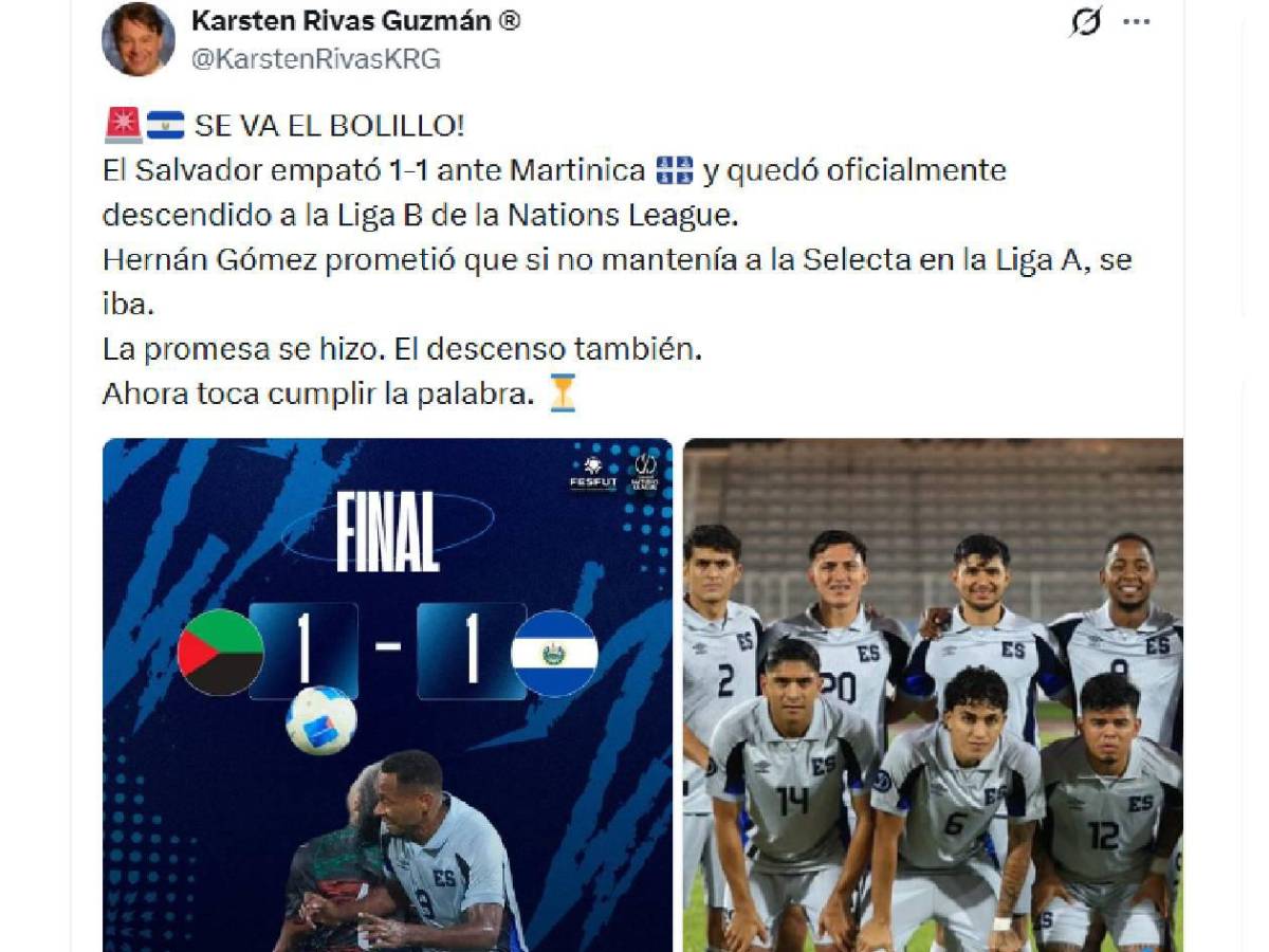 El Salvador estalla tras el descenso: señalan a Bukele y al culpable