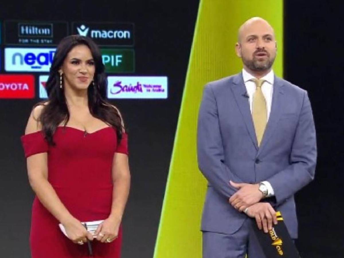 Ana Jurka deslumbra en sorteo de Copa Oro y exfutbolista llegó en sandalias