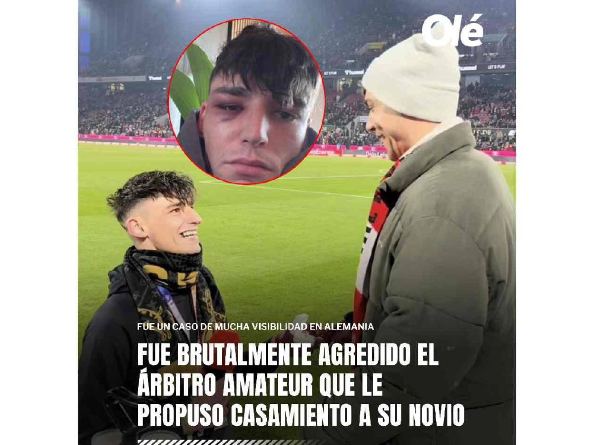 Terrible: Agreden al árbitro que pidió matrimonio a su novio en pleno partido