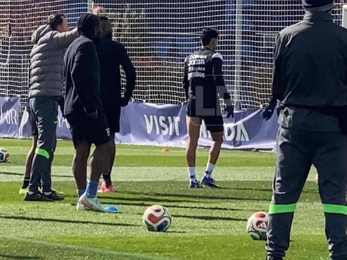 Último entreno de Honduras en sede del Atlético y nuevo look de Palma vs Perú