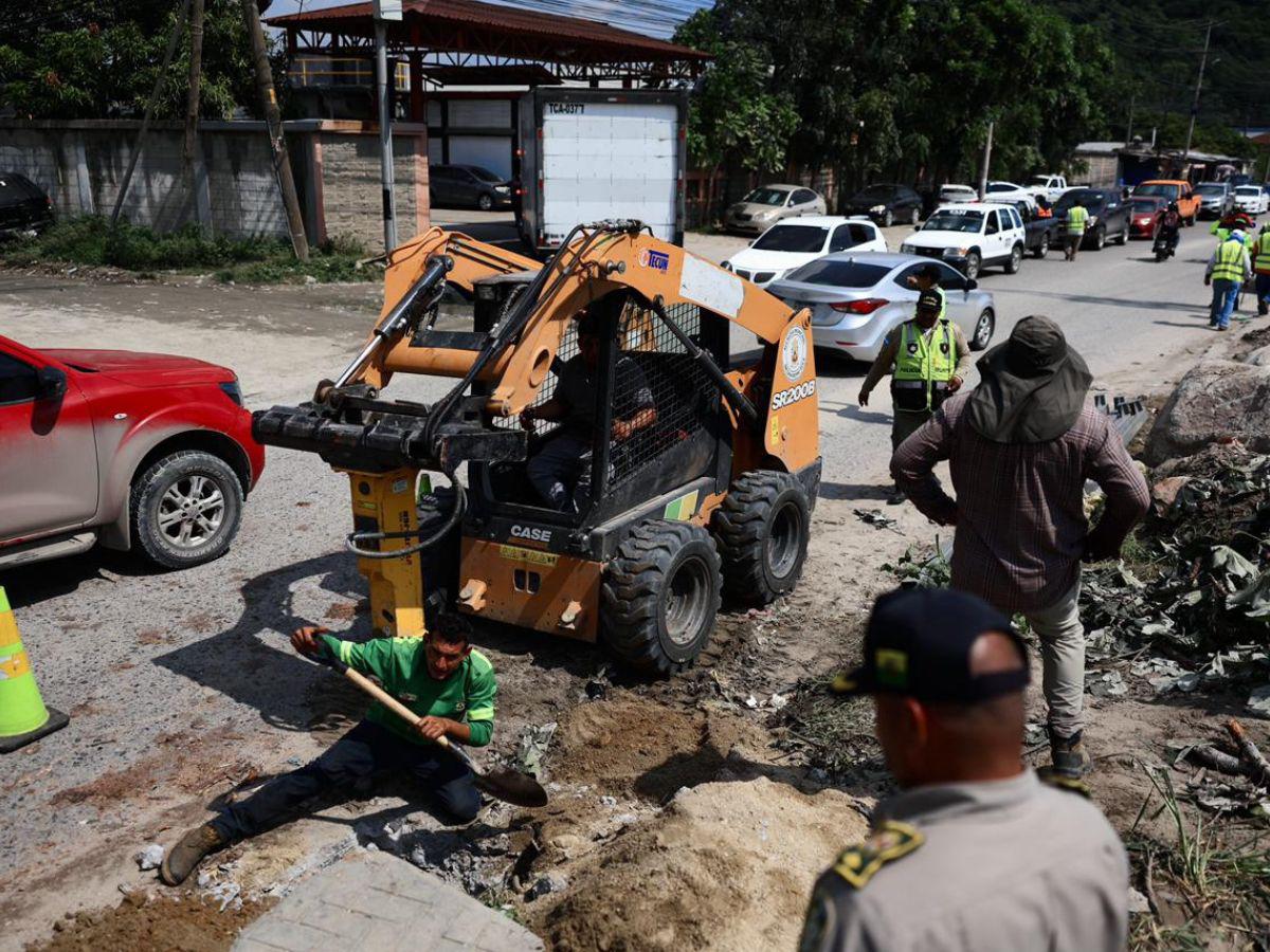 ¿Por qué cerraron el puente El Barón, en la salida Vieja a La Lima?