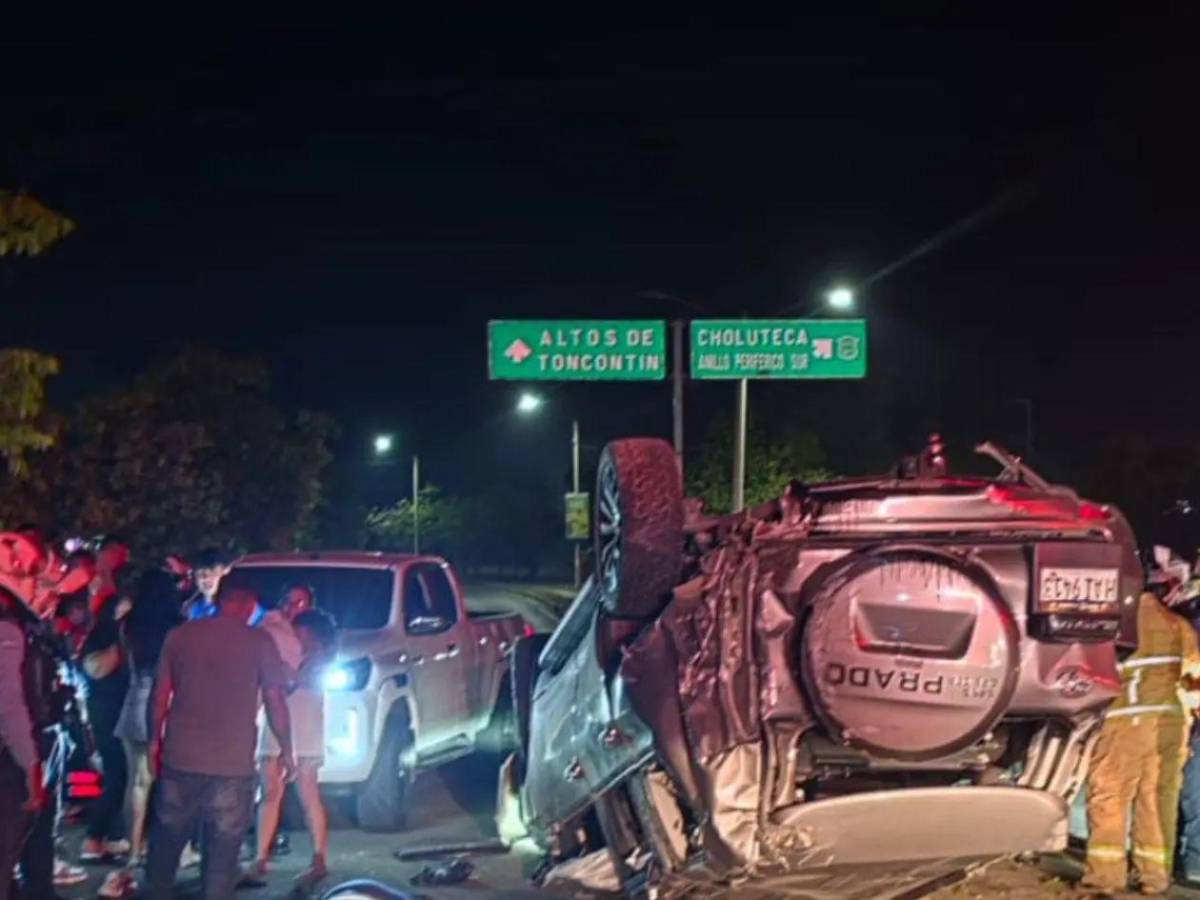 Tránsito revela nuevos detalles sobre accidente en Altos de Toncontín
