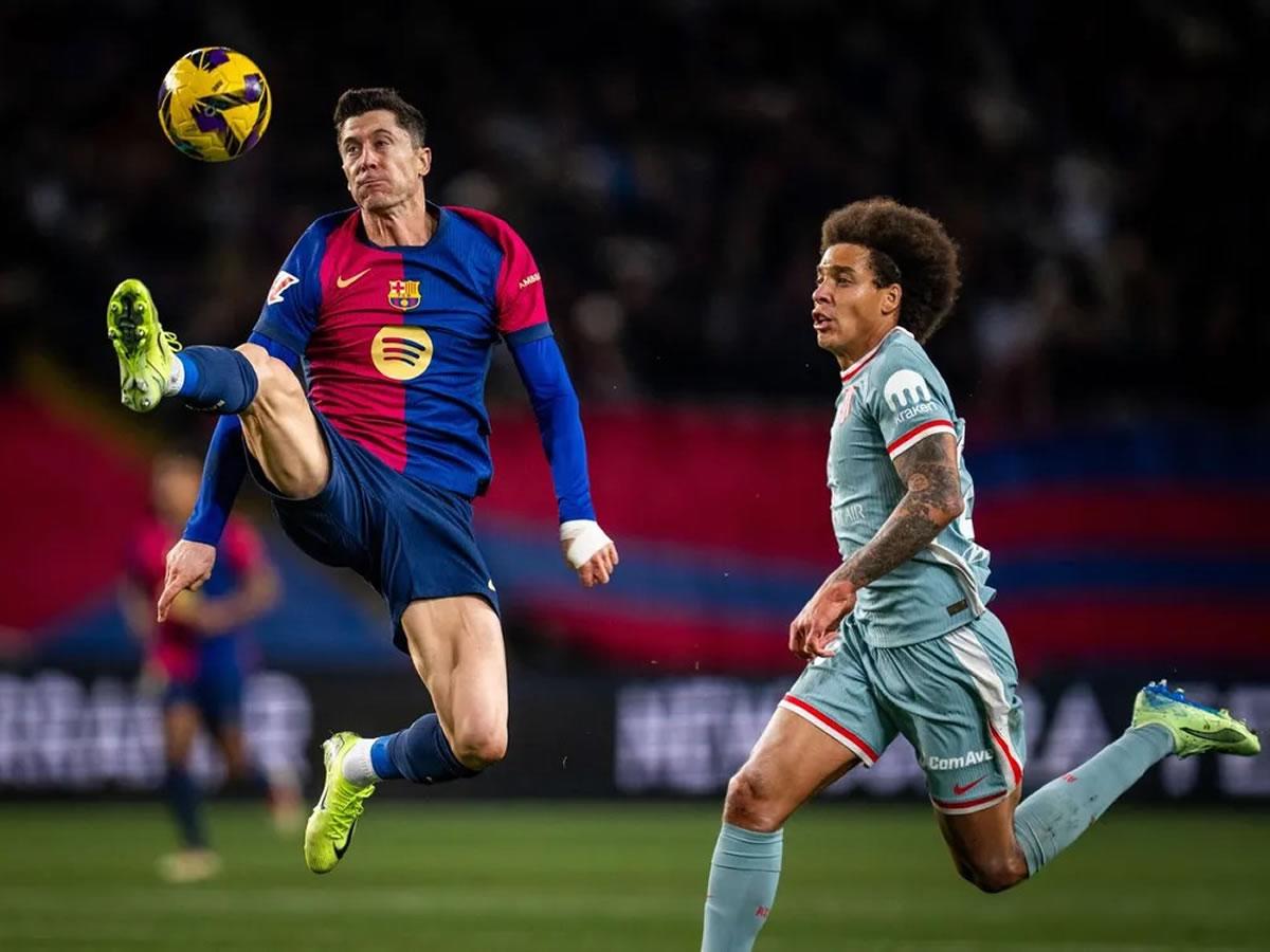 Robert Lewandowski estuvo muy errático de cara a portería.