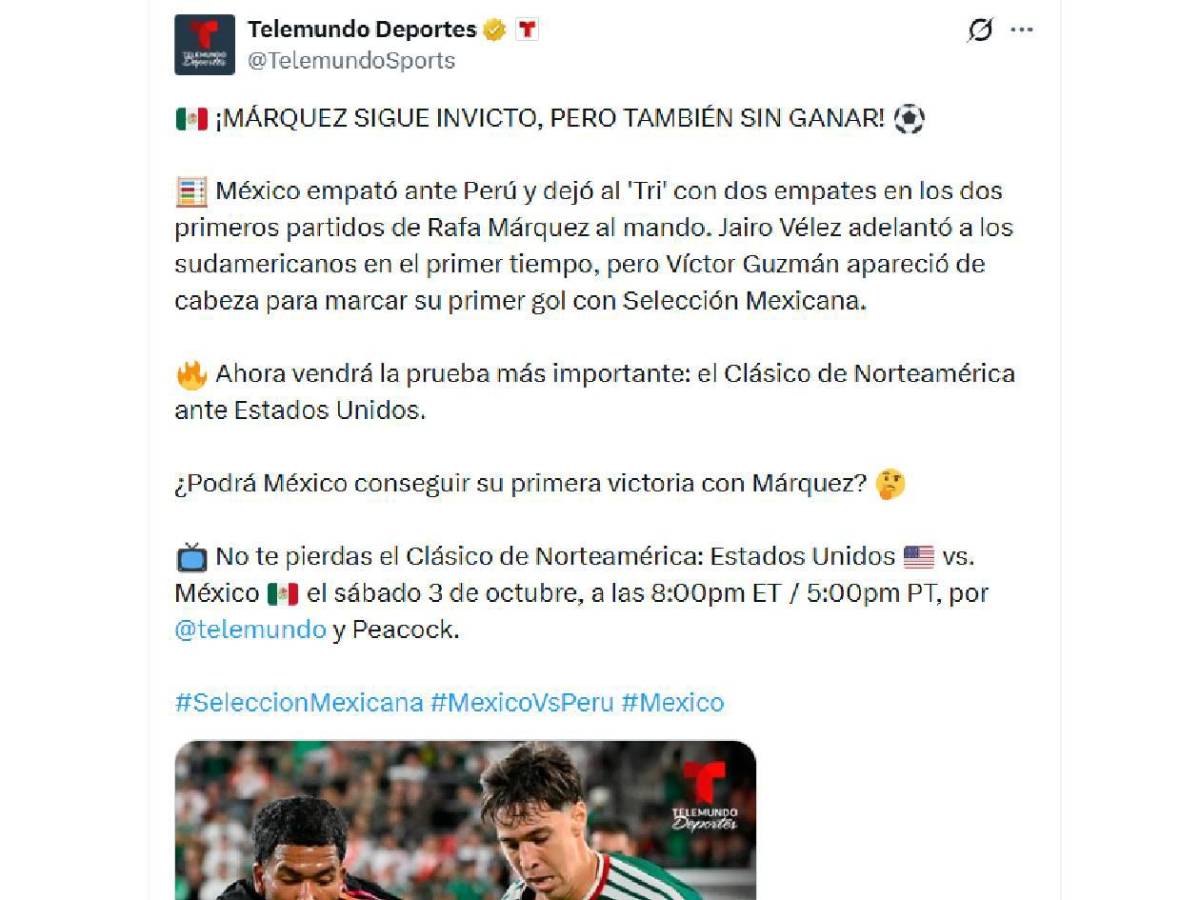 Decepción y preocupación en México tras juego: Faitelson lanza advertencia