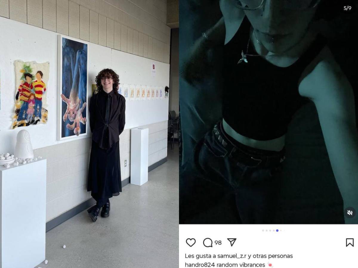 Alejandro y su última publicación antes de ser devorado por tiburones