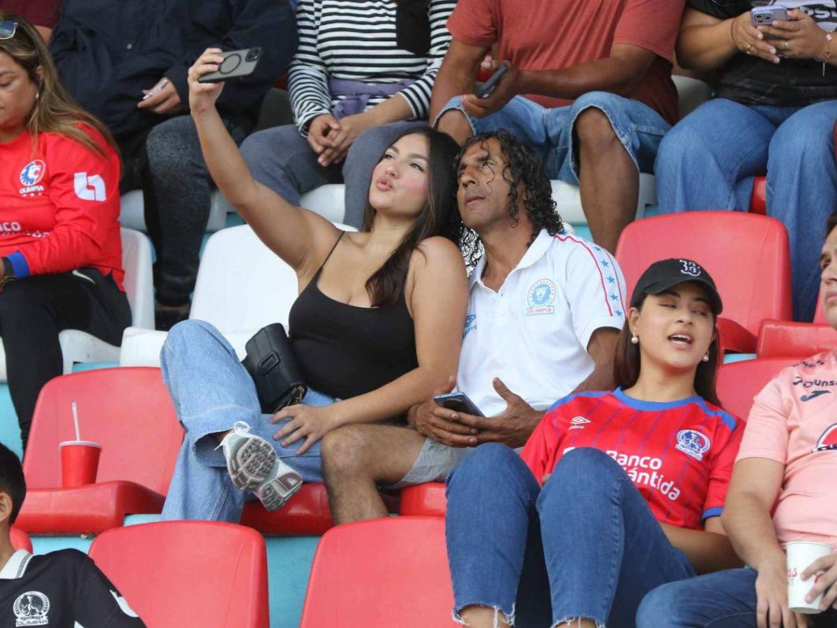 El ambiente que se vivió en la previa del Olimpia-Motagua del Apertura 2025