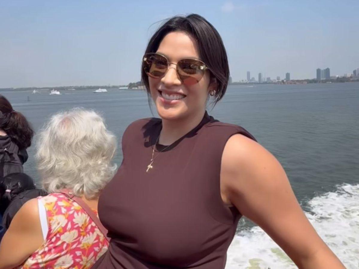 Carolina Lanza presume sus vacaciones junto a su hijo en Nueva York