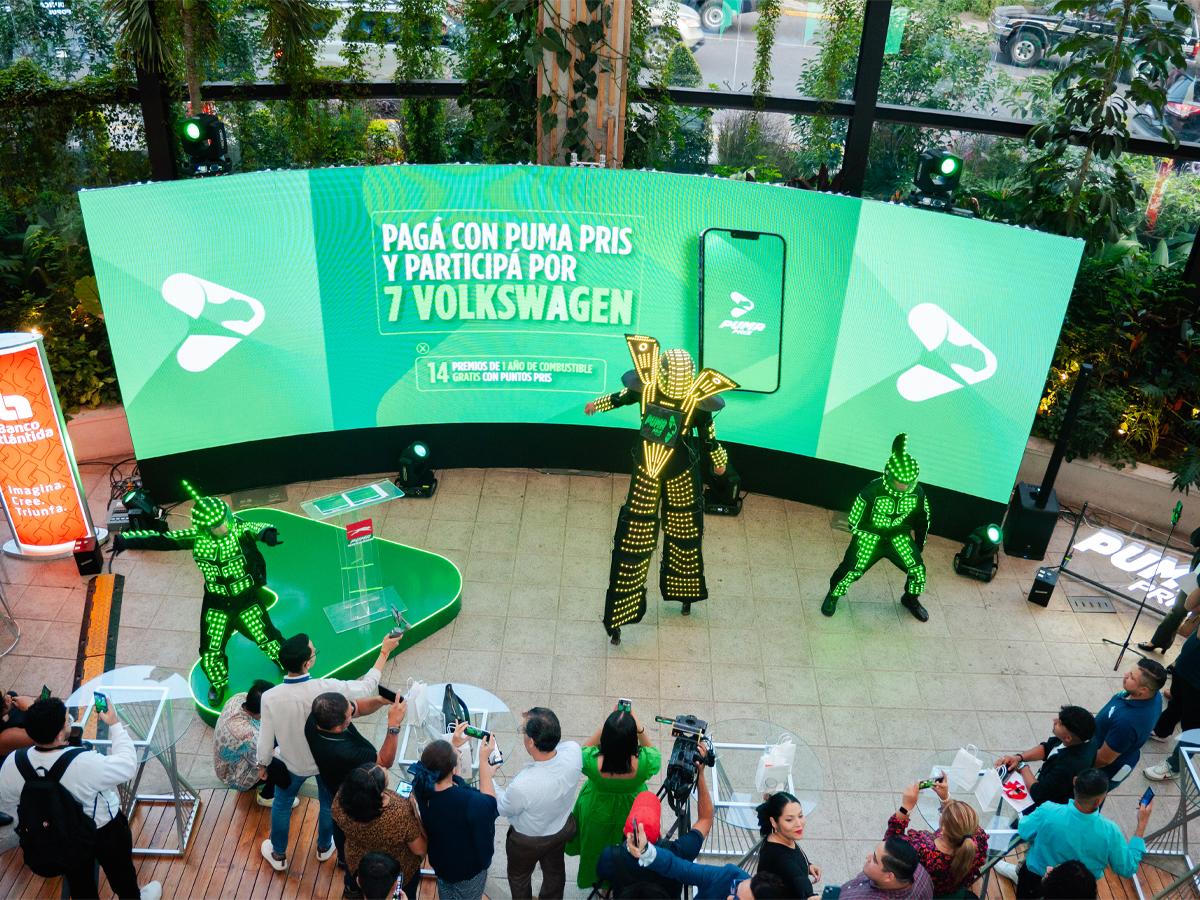 Evento de lanzamiento de la promoción de Puma Energy a los medios de comunicación.