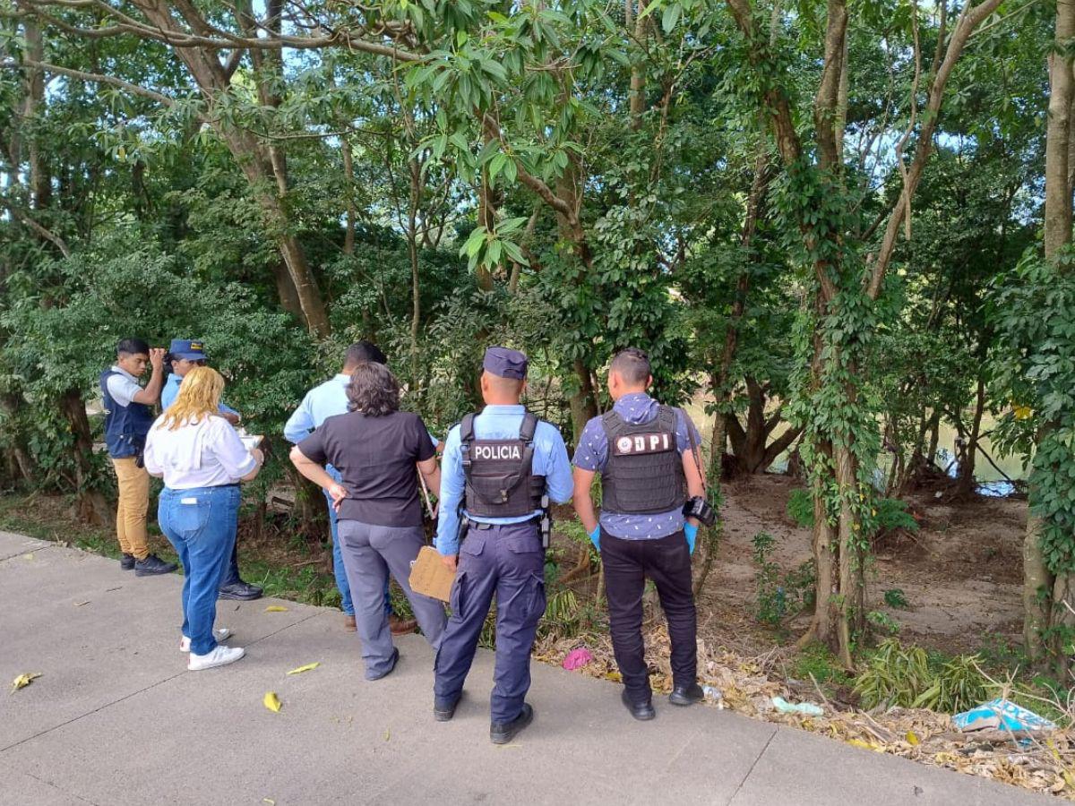 Hallan cadáver ensabanado en bordo de río de La Ceiba