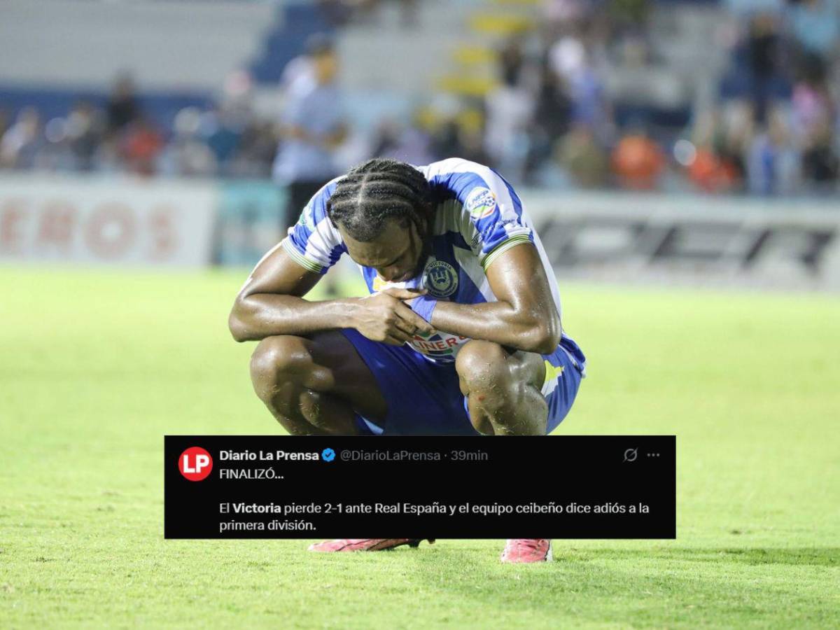 Prensa reacciona: esto dicen tras nuevo descenso del CD Victoria en Honduras