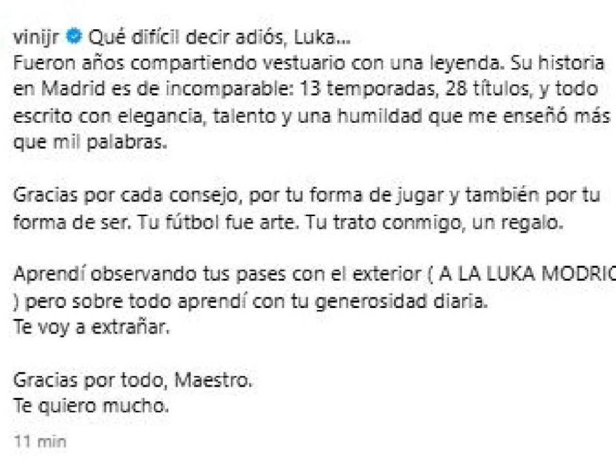 Modric es despedido: Bellingham deja dura carta y Cristiano Ronaldo sorprende