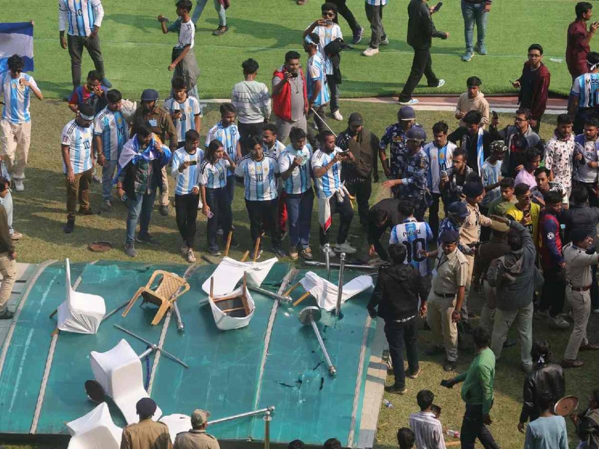 Messi provoca caos: destrozos, detenido y lo que lo pasó con el argentino