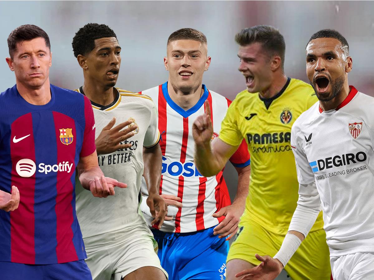 Tabla goleadores Liga Española: Dos delanteros superan Bellingham y luchan por el Pichichi