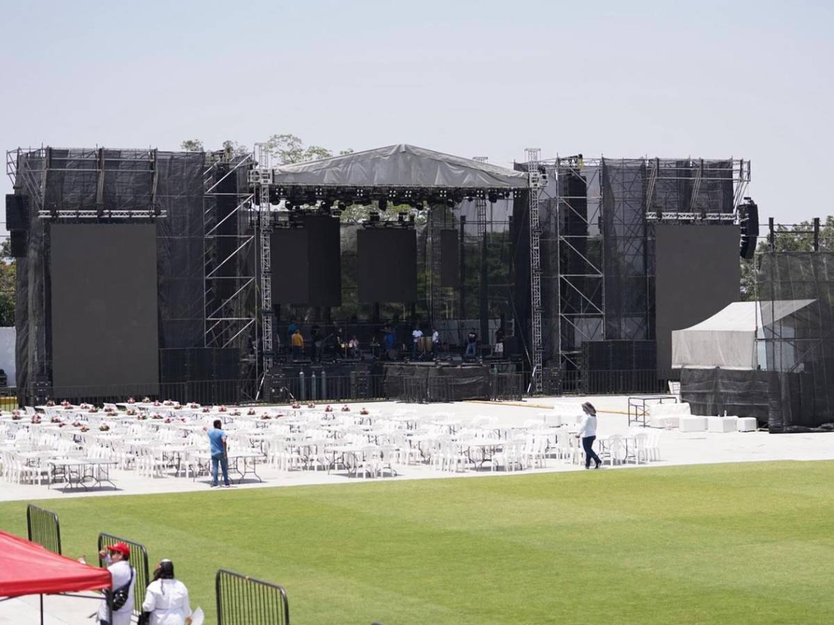 Alcaldía de San Pedro Sula daña más la cancha del estadio Morazán con concierto gratuito