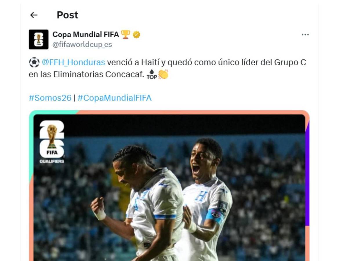 FIFA sorprende y Chepe Bomba hace petición tras triunfo de Honduras en las eliminatorias de Concacaf