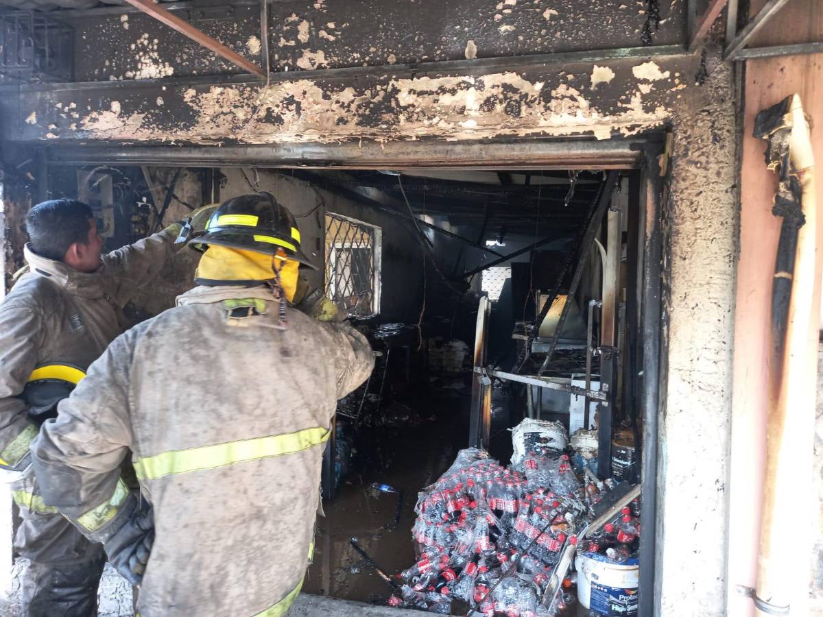 Fotos inéditas del incendio en La Exquisita: conmoción en estudiantes de la Usap