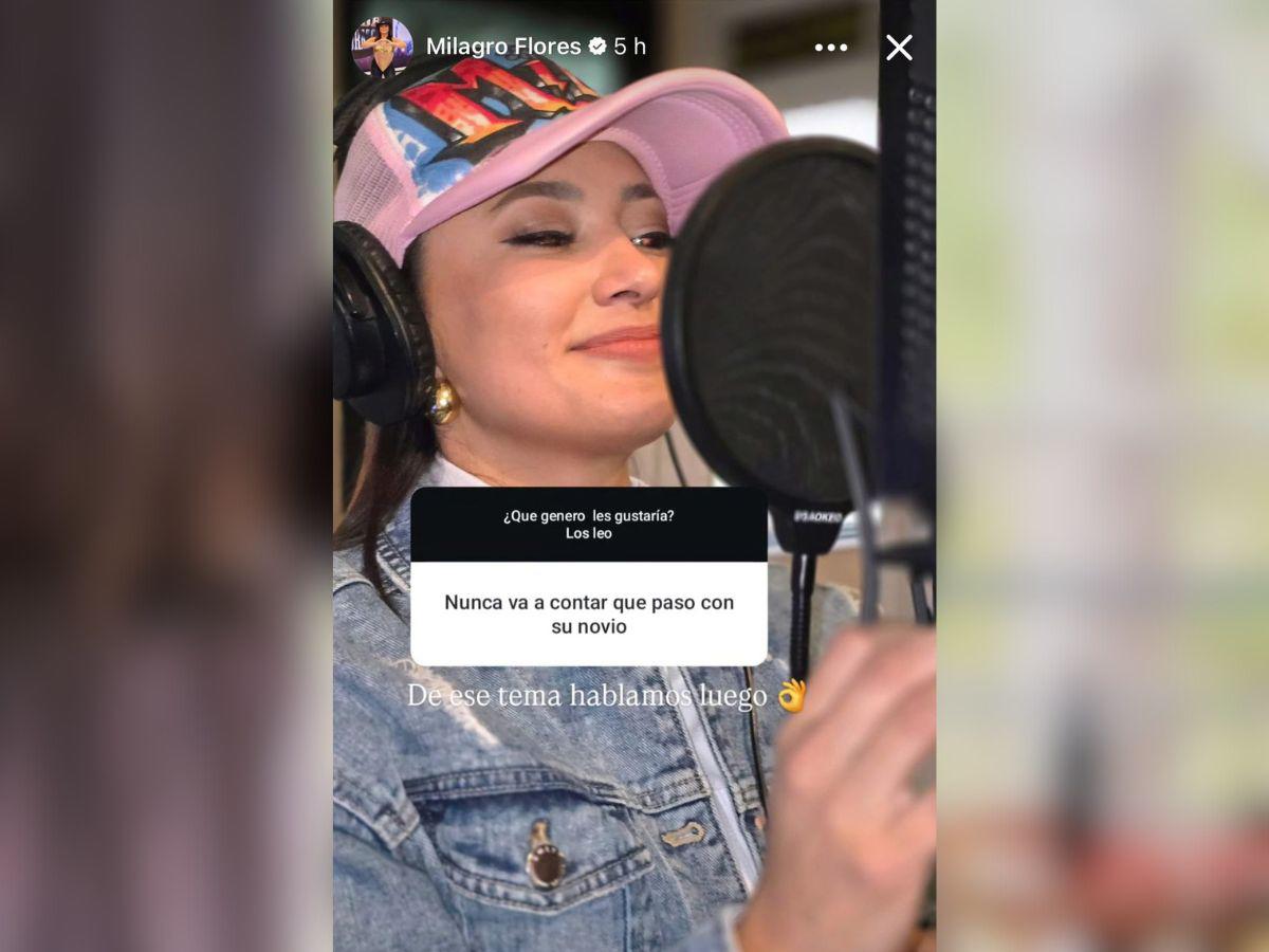 ¿Milagro Flores y su novio terminaron? Esto respondió la presentadora