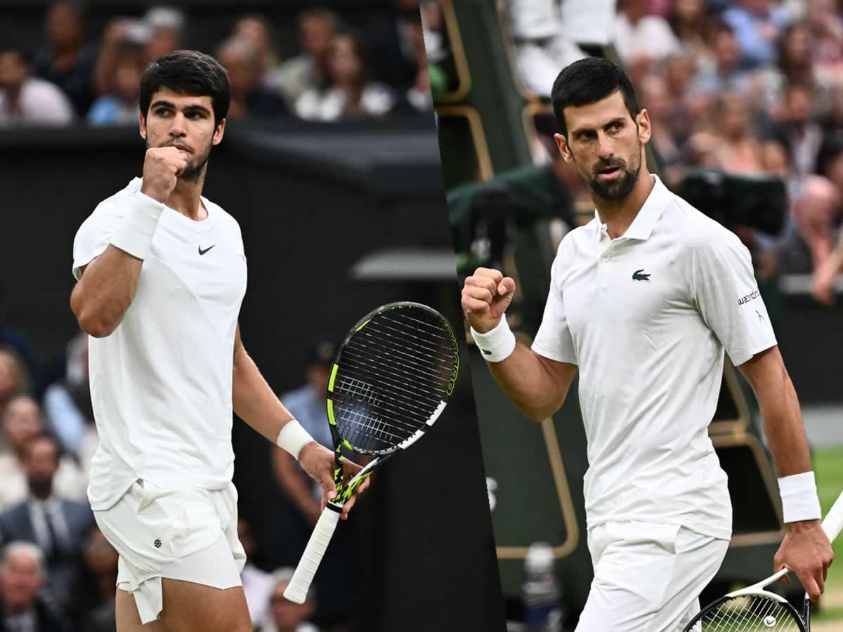 Carlos Alcaraz y Djokovic se citan en la final de Wimbledon
