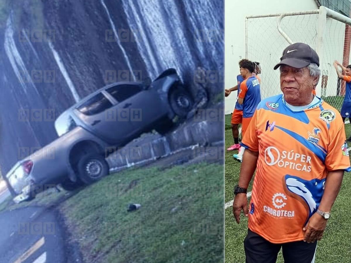 ‘Primitivo’ Maradiaga vuelve a sufrir accidente de transito en el mismo lugar
