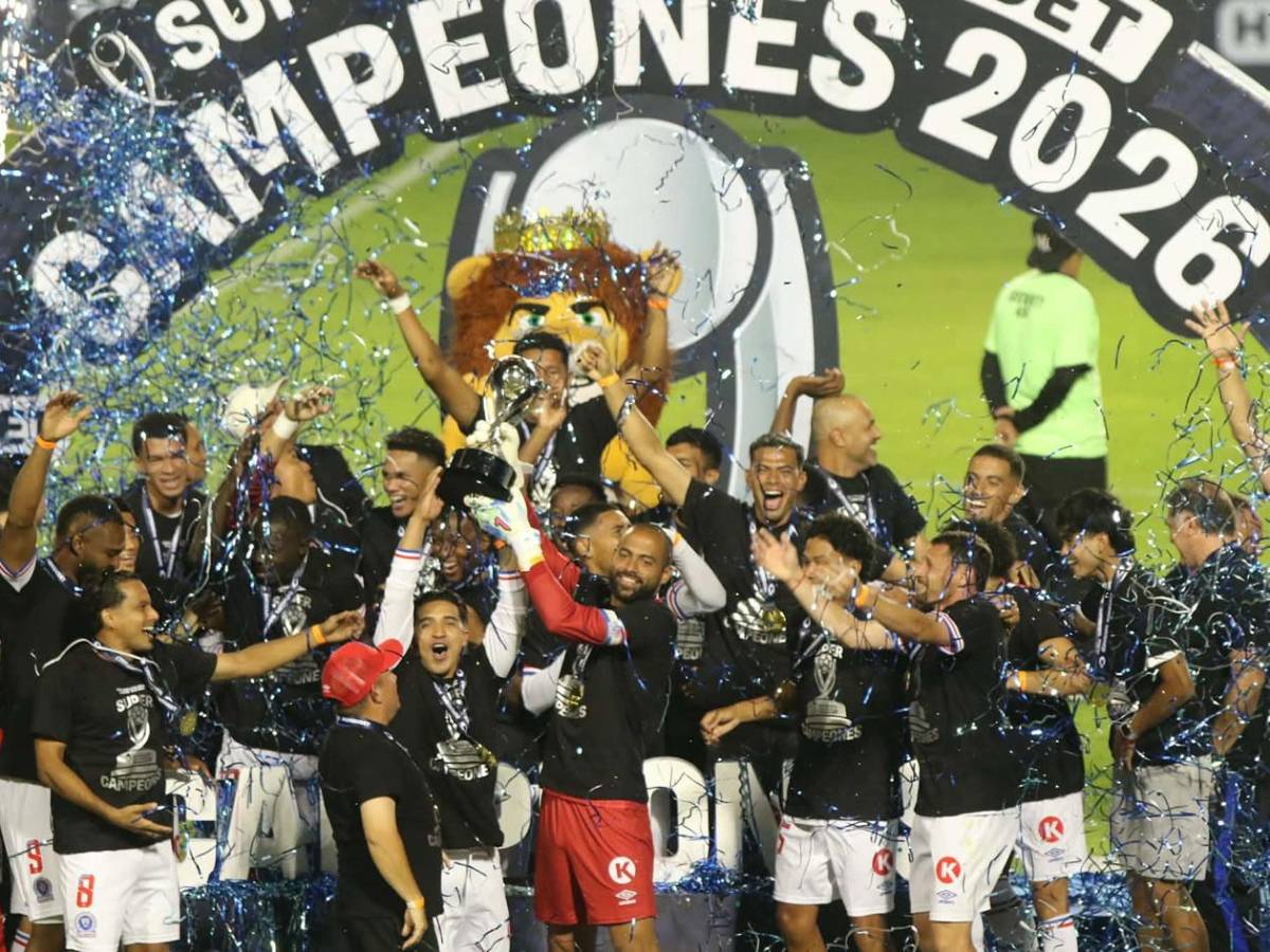 Olimpia festeja la Supercopa de Honduras, gran gesto de Motagua, el MVP y tristeza azul