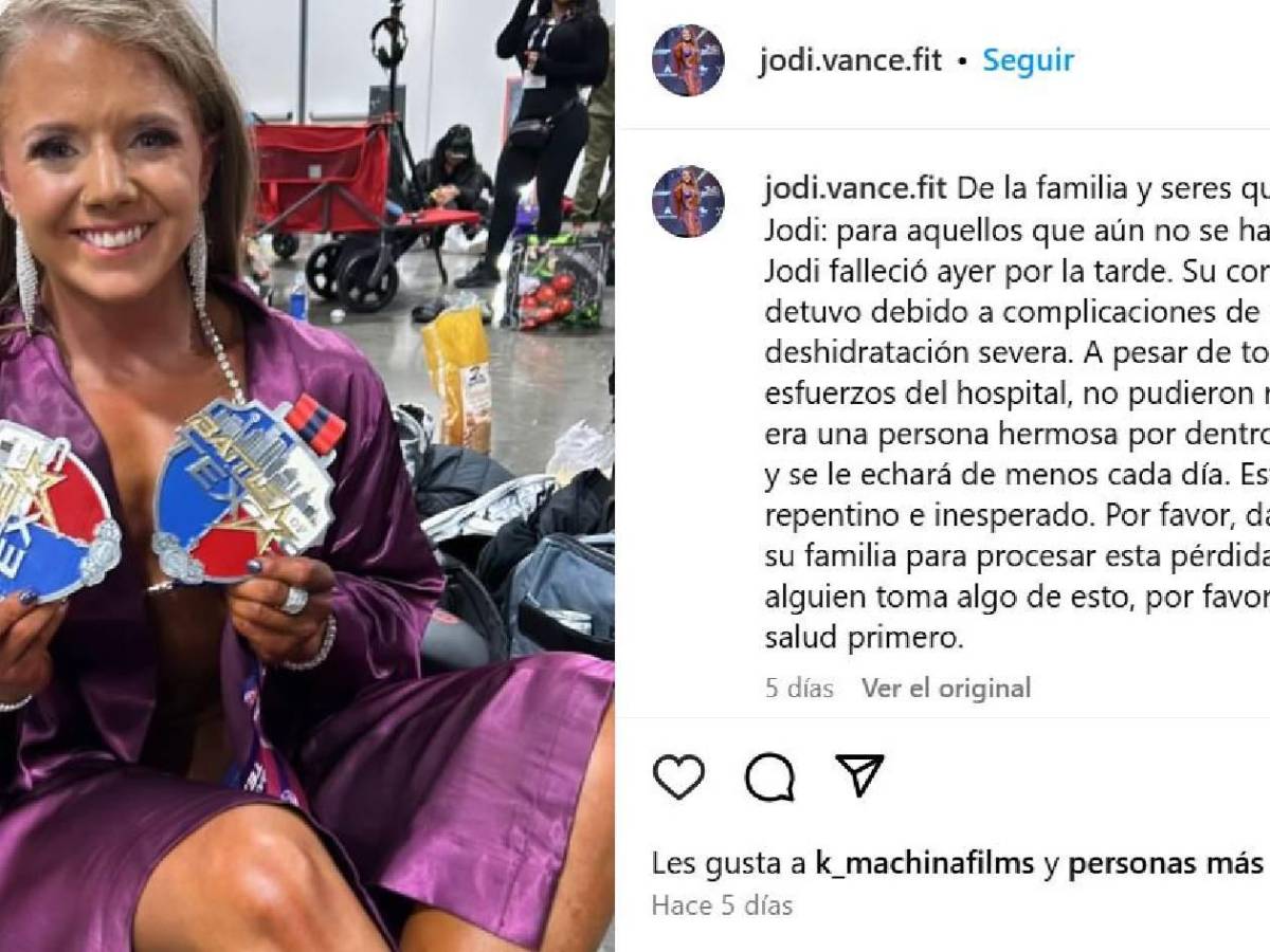 Muere joven fisicoculturista y revelan la terrible causa: “Cometió un error”