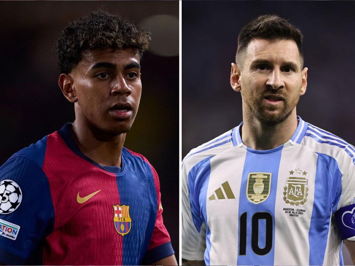 Messi ve a Lamine Yamal como su heredero en el fútbol mundial.
