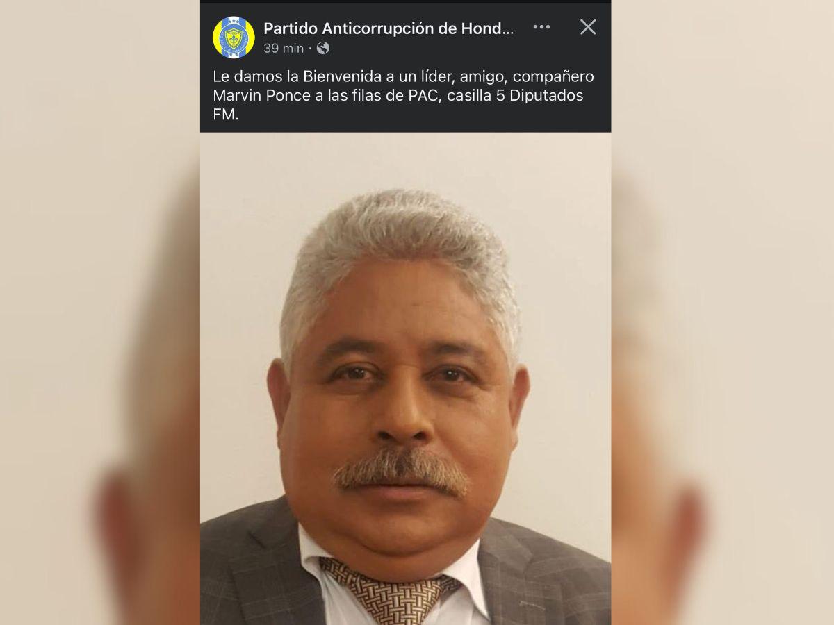 Marvin Ponce sorprende al unirse a partido político; buscará ser diputado