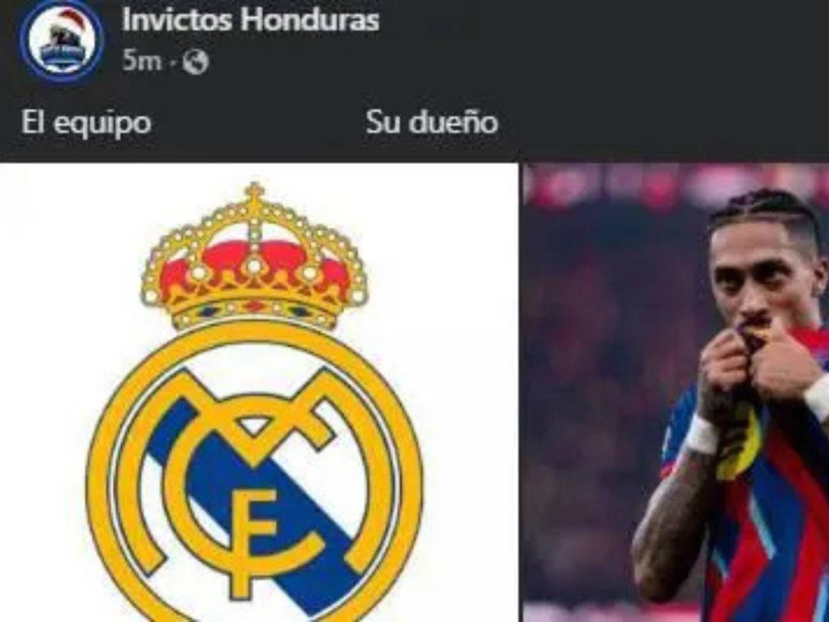 Mbappé fue protagonista: Memes humillan al Real Madrid tras victoria de Barcelona