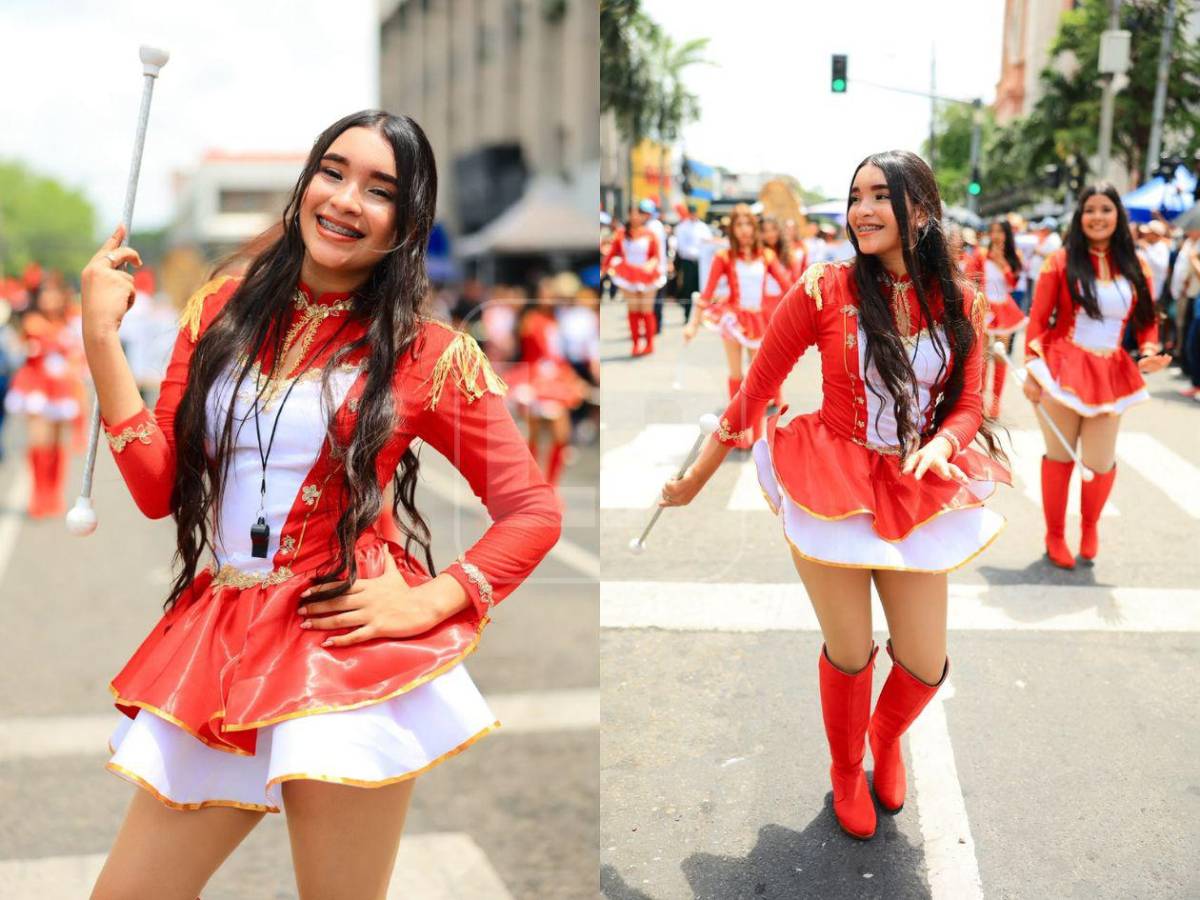 Palillonas de San Pedro Sula derrochan belleza en los desfiles