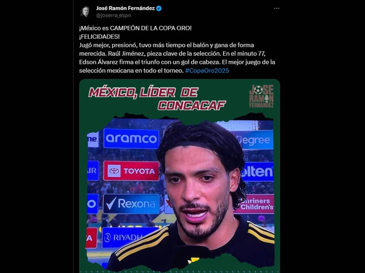 Prensa reacciona tras título de México de Copa Oro: recados de Faitelson y 'Chepe Bomba'