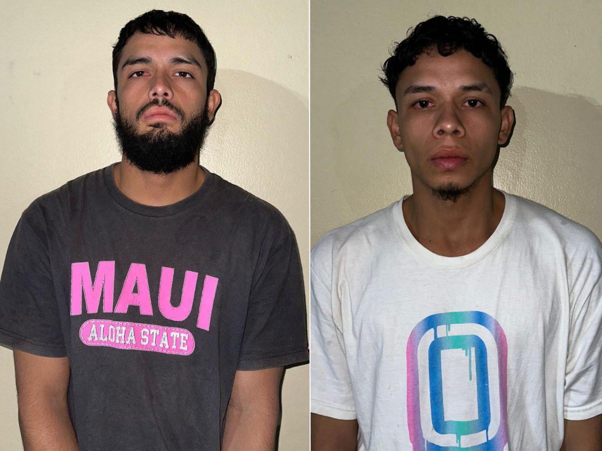 Capturan a dos supuestos miembros de la 18 en Tegucigalpa