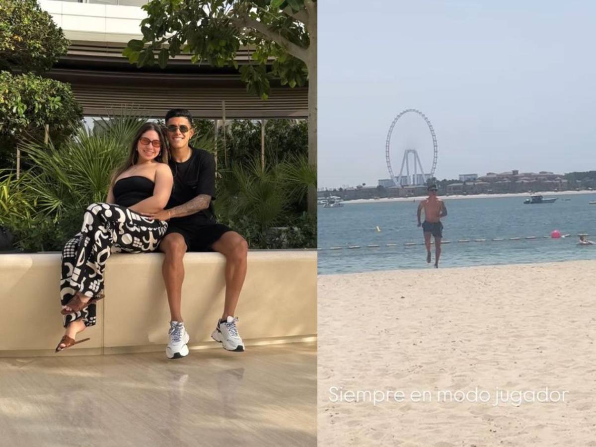 Luis Palma de vacaciones en Dubai junto a su bella esposa, Annie Córdova