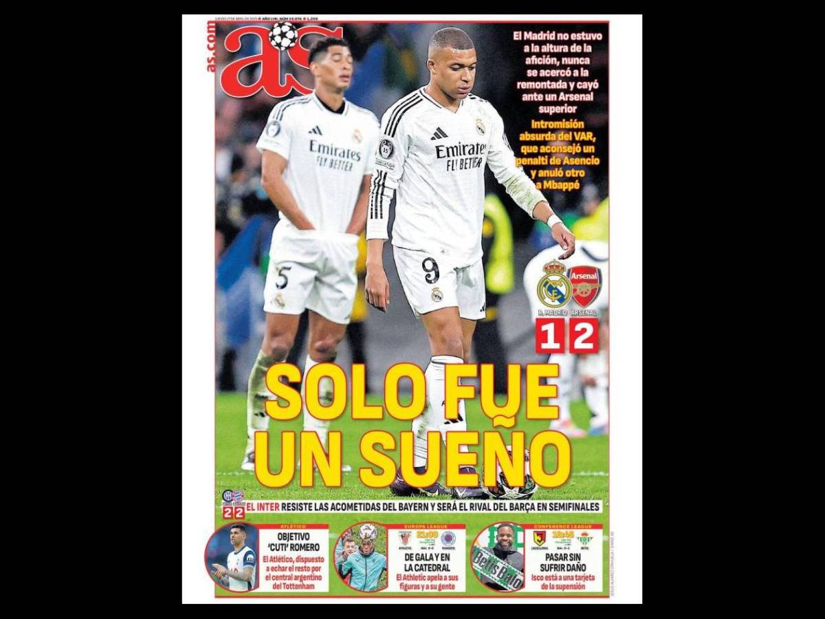 Prensa deportiva sentencia a Real Madrid: Sin jugar a nada no hay milagros