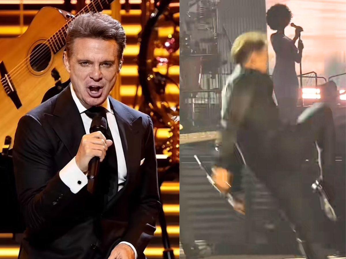 Luis Miguel sufre fuerte caída en pleno concierto