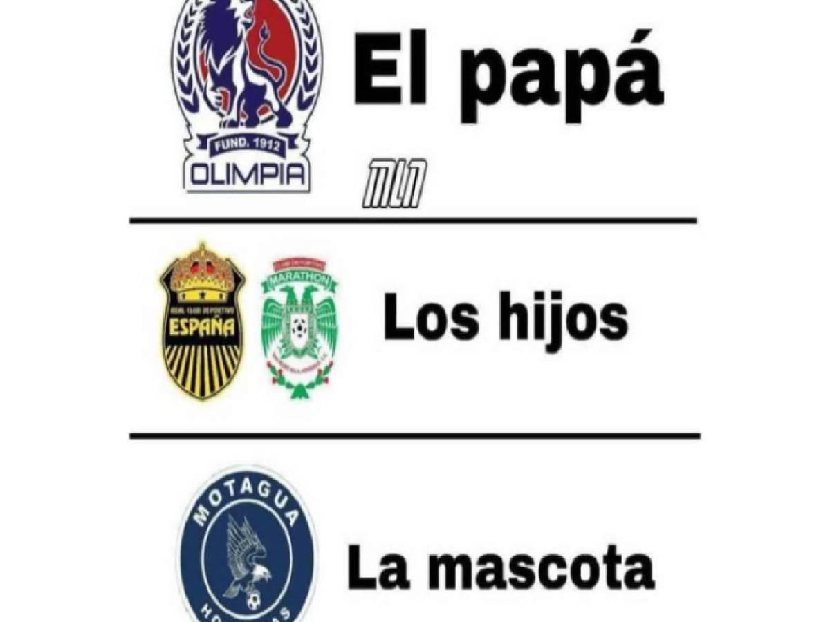 Burlas a Motagua: los memes que dejó la derrota ante Olimpia en el clásico