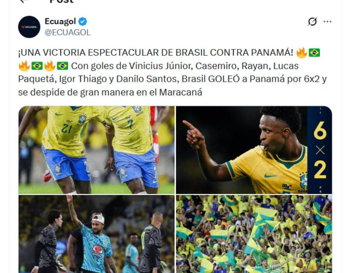 Brasil mete miedo, Panamá reacciona con dolor y Chepe Bomba no se guarda nada