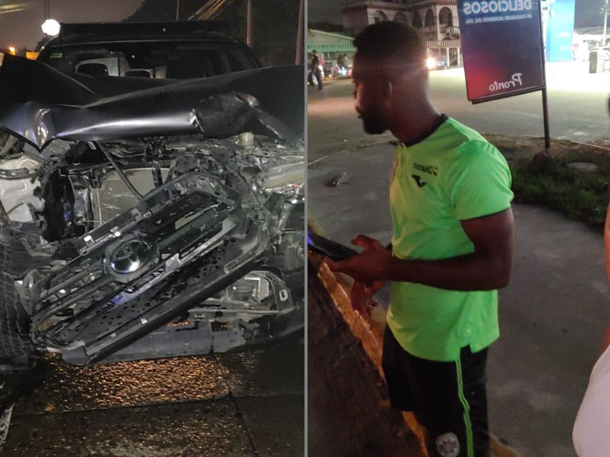 Futbolista del Marathón sufre accidente en San Pedro Sula
