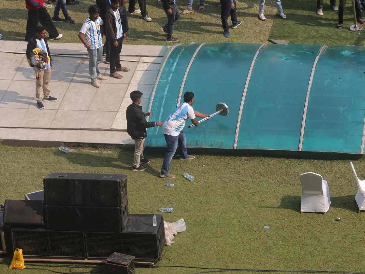 Messi provoca caos: destrozos, detenido y lo que lo pasó con el argentino