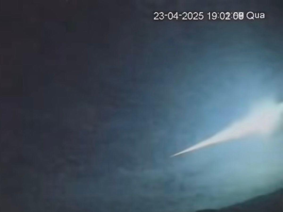 Así se vivió el momento en el que un meteorito cayó en Brasil