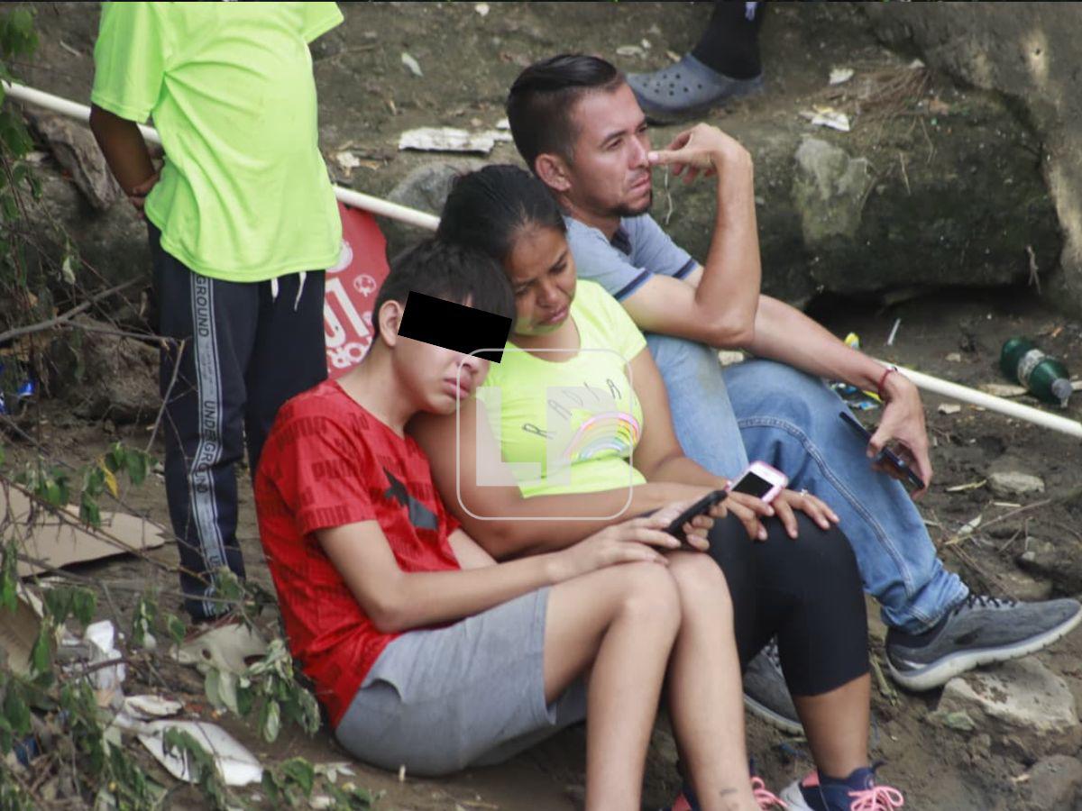 El desconsuelo de la madre del niño Elvis Eliú Bautista